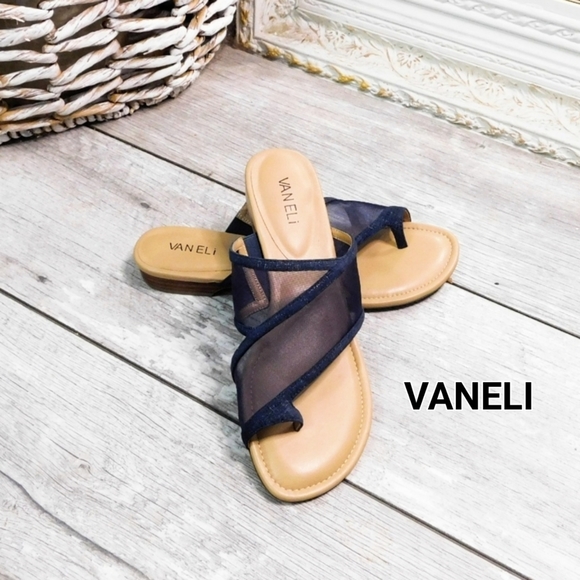 Vaneli Shoes - NWOT-VANELI WMN 9 1/2 MESH ONE TOE HOLDER SLIDE